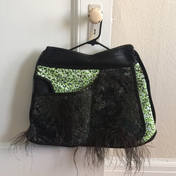 Ter et Bantine feather trim skirt - Picture 2 of 4